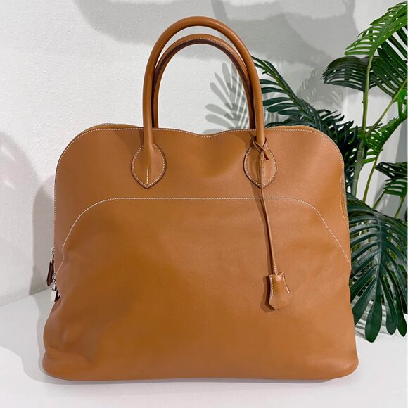 Hermes Sikkim Leather Bolide Relax 45 - Picture 1 of 16